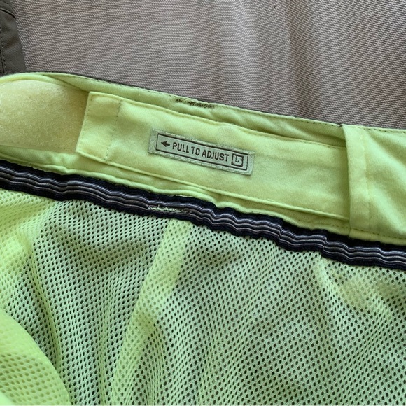Burton Enlo Dryride Snowboard Pants Olive-Brown Cargo Ski Snow Womens Large - Picture 13 of 16